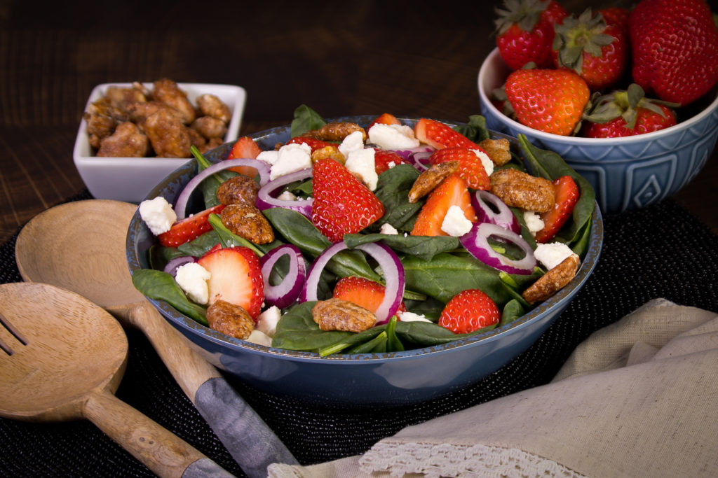 Strawberry Spinach Salad